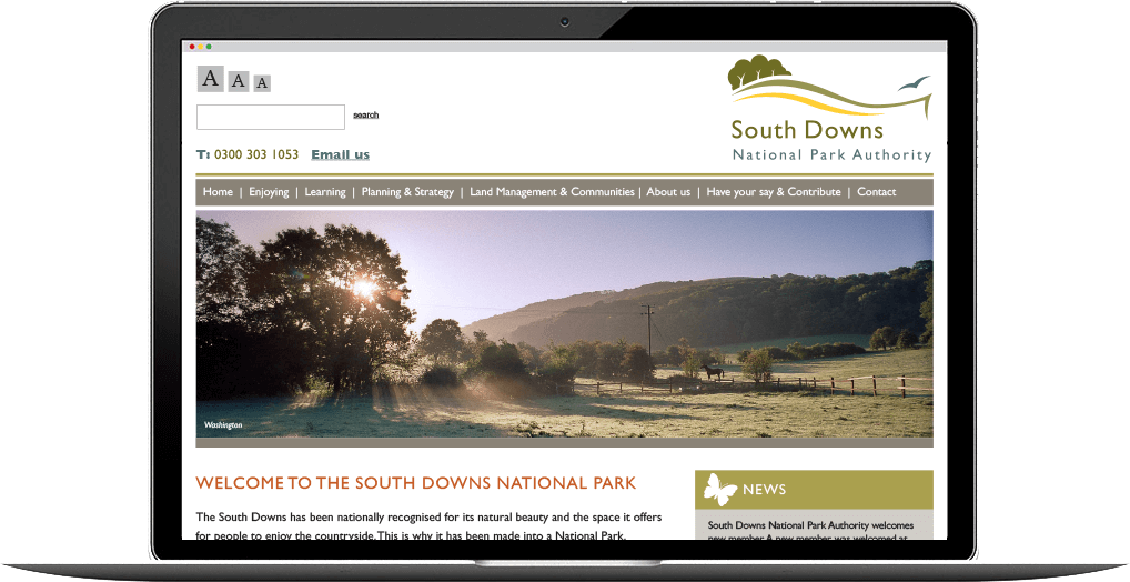 south downs website