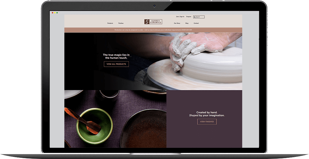 surrey ceramics website